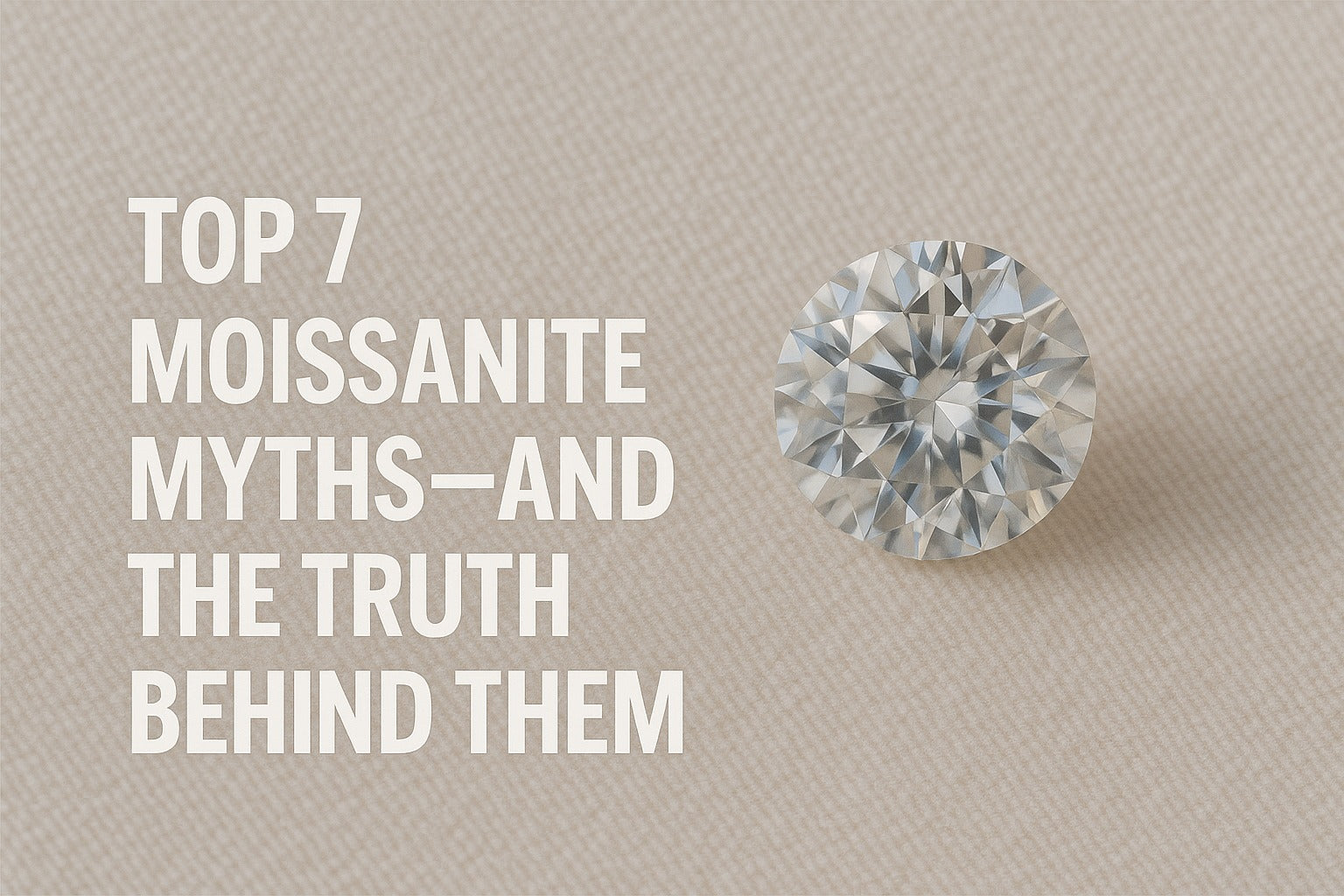 Top 7 Moissanite Myths—And the Truth Behind Them